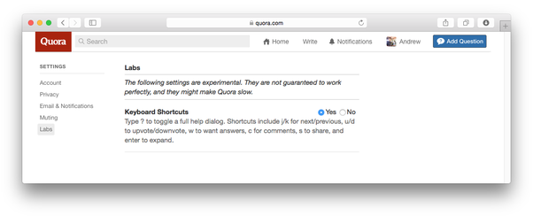 Introducing Keyboard Shortcuts